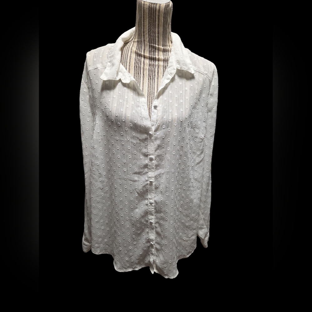 Elegant White Women's Top